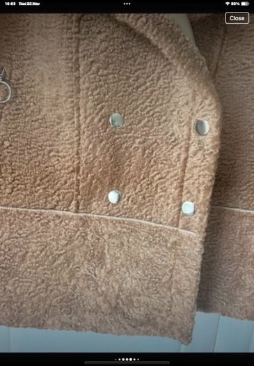 jacket  Bnwt size small baloot brand biker style tan jacket