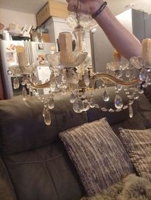 5 arm chandelier