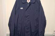 Mens Canterbury Of New Zealand Jacket Bench Coat Padded Size Xl Extra Large Navy All Blacks