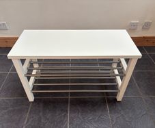 IKEA TJUSIG Bench with shoe storage