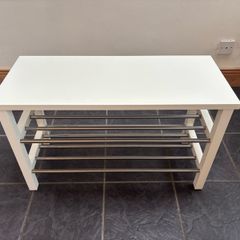 IKEA TJUSIG Bench with shoe storage