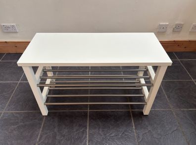 IKEA TJUSIG Bench with shoe storage