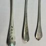 3 solid silver tea spoons Image 6