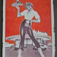 Vintage Style  Metal Sign. American graffiti, film.