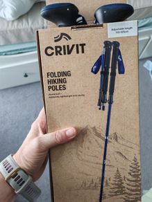 Foldable walking poles never opened