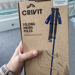 Foldable walking poles never opened
