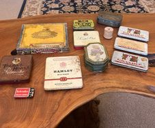 11 Assorted Antique and Vintage Tins