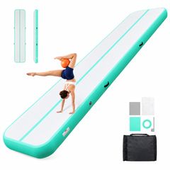5M Inflatable Gymnastics Air Mat 20 cm Thick With Electric Pump