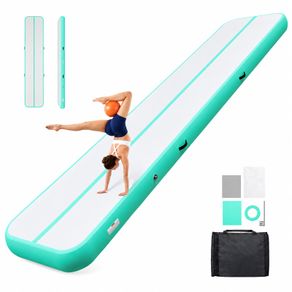 5M Inflatable Gymnastics Air Mat 20 cm Thick With Electric Pump