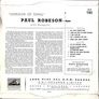 Paul Robeson - Emperor Of Song! 10" Vinyl LP 1957 Image 2