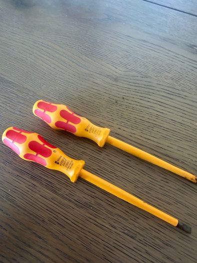 VDE flathead Screwdriver Wera