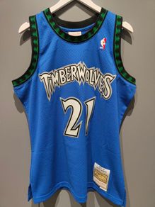 Kevin Garnett Minnesota Timberwolves Mitchell & Ness Original NBA Basketball Jersey Size L