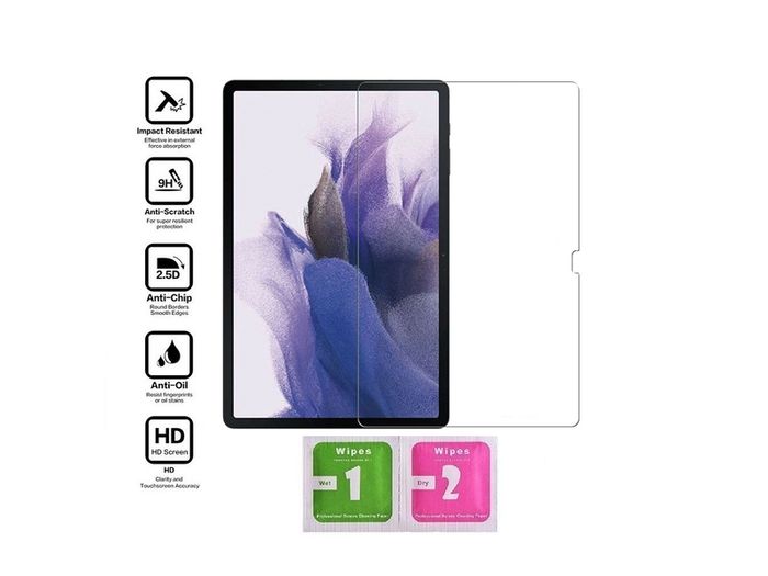 For Samsung Galaxy Tab S7 FE Tempered Glass Screen Protector T730 / T733 / T736B New - FHT39SMTG