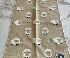 Brand-new Beige Sheep Printed Rug 60x90cm