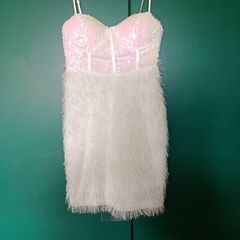 Sequin Bustier Dress
