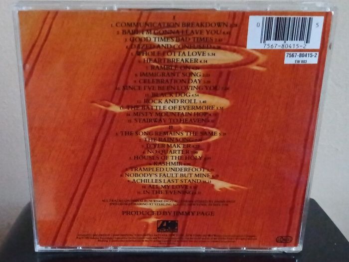 Led Zeppelin Remasters 2 CD Album