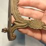 Art Nouveau Metal Alloy Picture frame stand Image 3