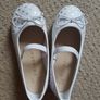 White dress & blazer & shoes set SIZE 5-6yrs Image 6