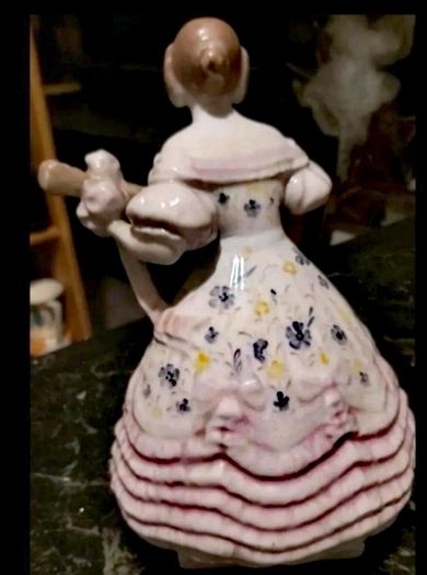 Antique HEREND Deryne statue