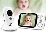 Wireless Video Color Baby Monitor with 3.2Inches LCD 2 Way Audio Talk Night Vision Surveillance Security Camera Babysitter