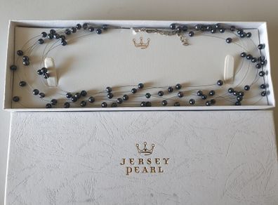 Jersey Pearl floating necklace