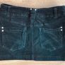 Pimkie Black Corduroy Mini Skirt UK 10 Image 3