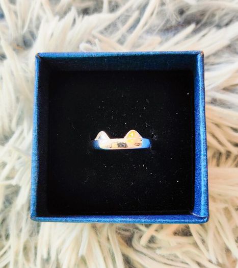 Cat Ears Silver Ring