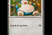 Snorlax SVP 122 Cosmos Holo Black Star Promo Rare Pokemon Card