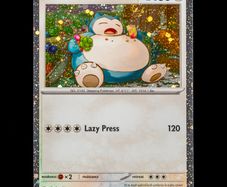Snorlax SVP 122 Cosmos Holo Black Star Promo Rare Pokemon Card