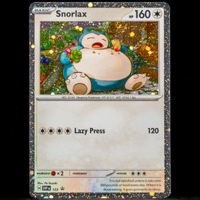 Snorlax SVP 122 Cosmos Holo Black Star Promo Rare Pokemon Card