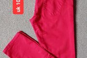 stradivarious red jeans