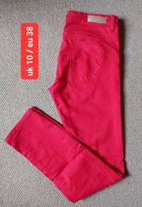 stradivarious red jeans