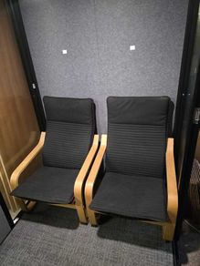 Ikea Poang Chairs x2