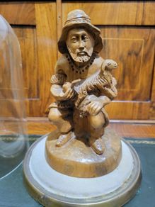 Antique wooden statue