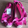 Zara Fusia Pink Satin Espadrille Flats Image 6