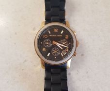 Michael Kors Black Catwalk Chronograph Watch