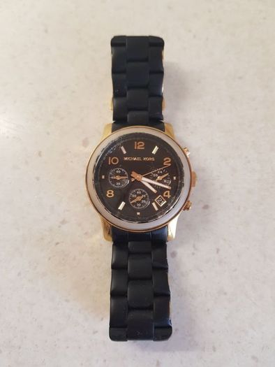Michael Kors Black Catwalk Chronograph Watch