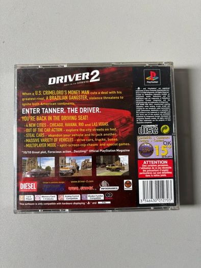 Driver 2 PlayStation game
