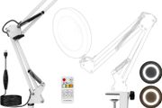 Magnifying Glass 10X Desk Lamp with Light