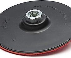 Glass Polish 12629 Hook and Loop Rotary Backing Plate, Rotary Sander, Rotary Polisher Backer | Thread: M14x2 | 125 mm