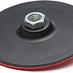 Glass Polish 12629 Hook and Loop Rotary Backing Plate, Rotary Sander, Rotary Polisher Backer | Thread: M14x2 | 125 mm