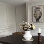 210cm Dark Brown Oak Dining table, Ex Display Like New Image 3