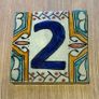 Rustic Handmade Door Number Tiles (4) Image 5