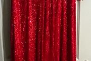 Red maxi dress