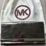 Michael Kors metallic snakeskin effect clutch bag Image 2