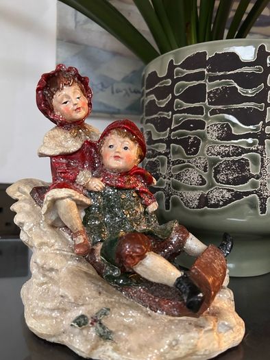 Collectible Christmas Sledding Ornament