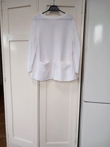 Cos White 100% Cotton Top M