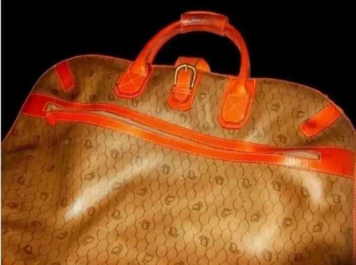 Vintage Authentic Christian Dior Honeycomb Garment Bag