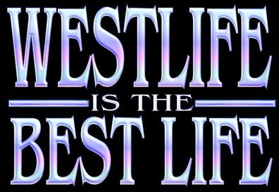 Westlife T-shirt Iron on transfers