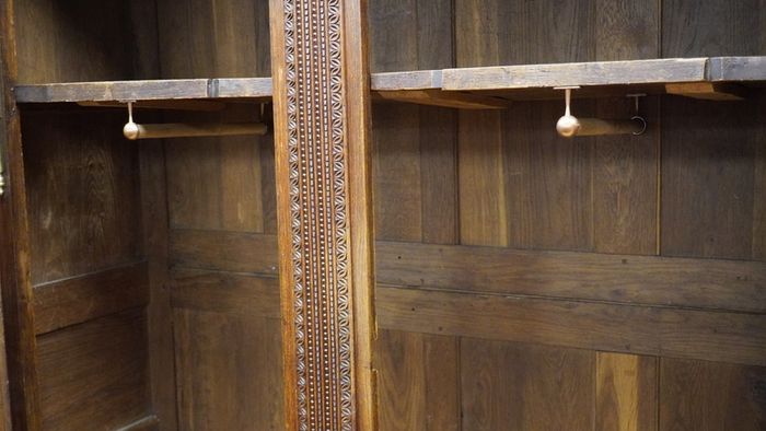 Antique French Oak Armoire / Press